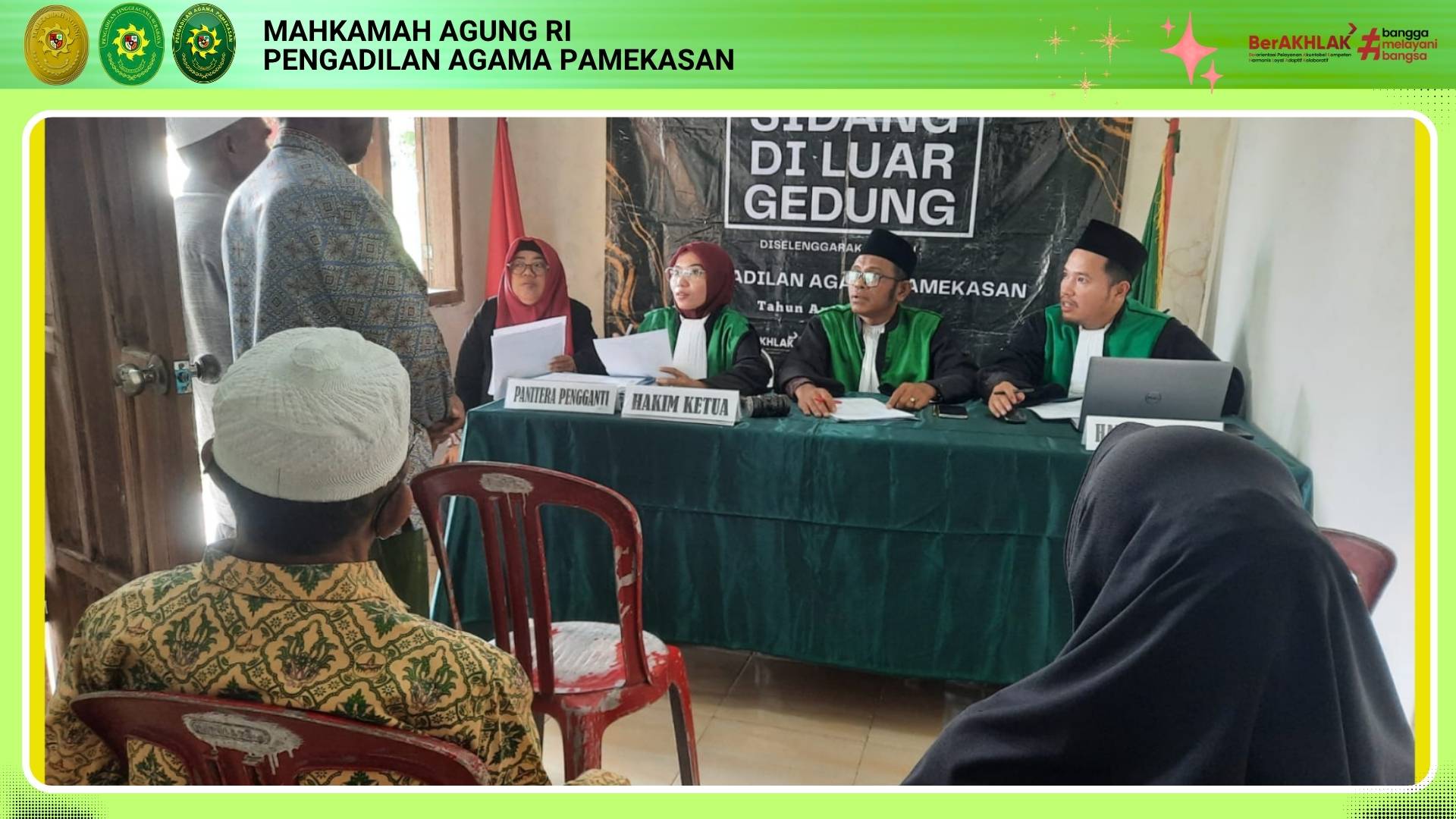 Pengadilan Agama Pamekasan Gelar Sidang Di Luar Gedung Di Desa Waru Timur